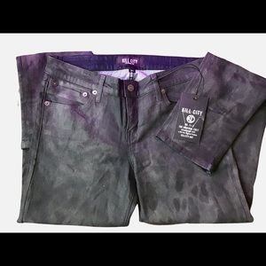 KILL CITY waxed Skinny Jeans. Men. Size 31. NWT